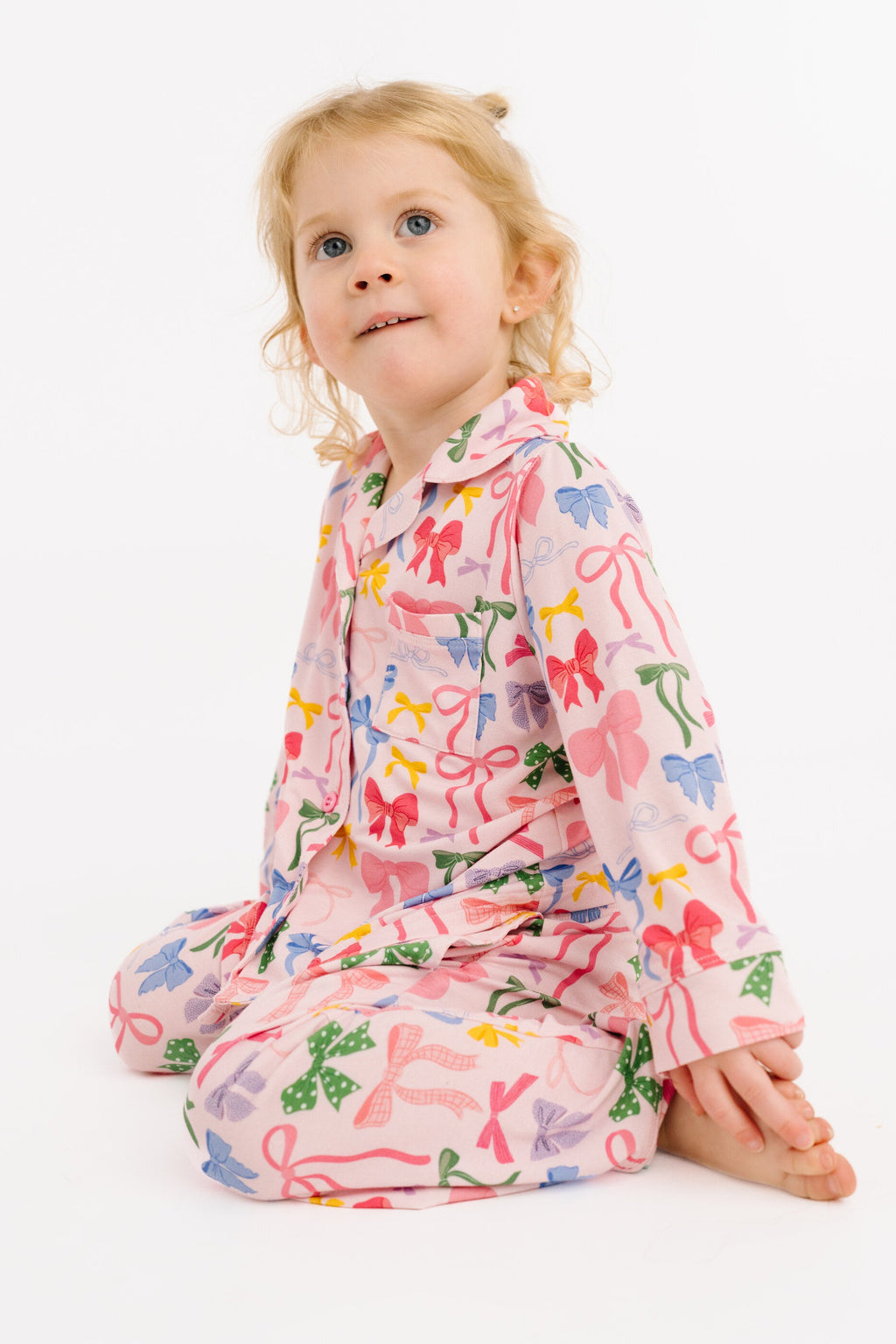 Bow Collection Bamboo Button Up Set