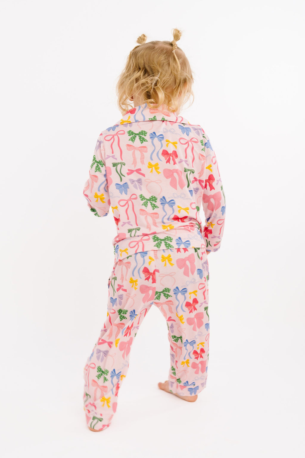 Bow Collection Bamboo Button Up Set