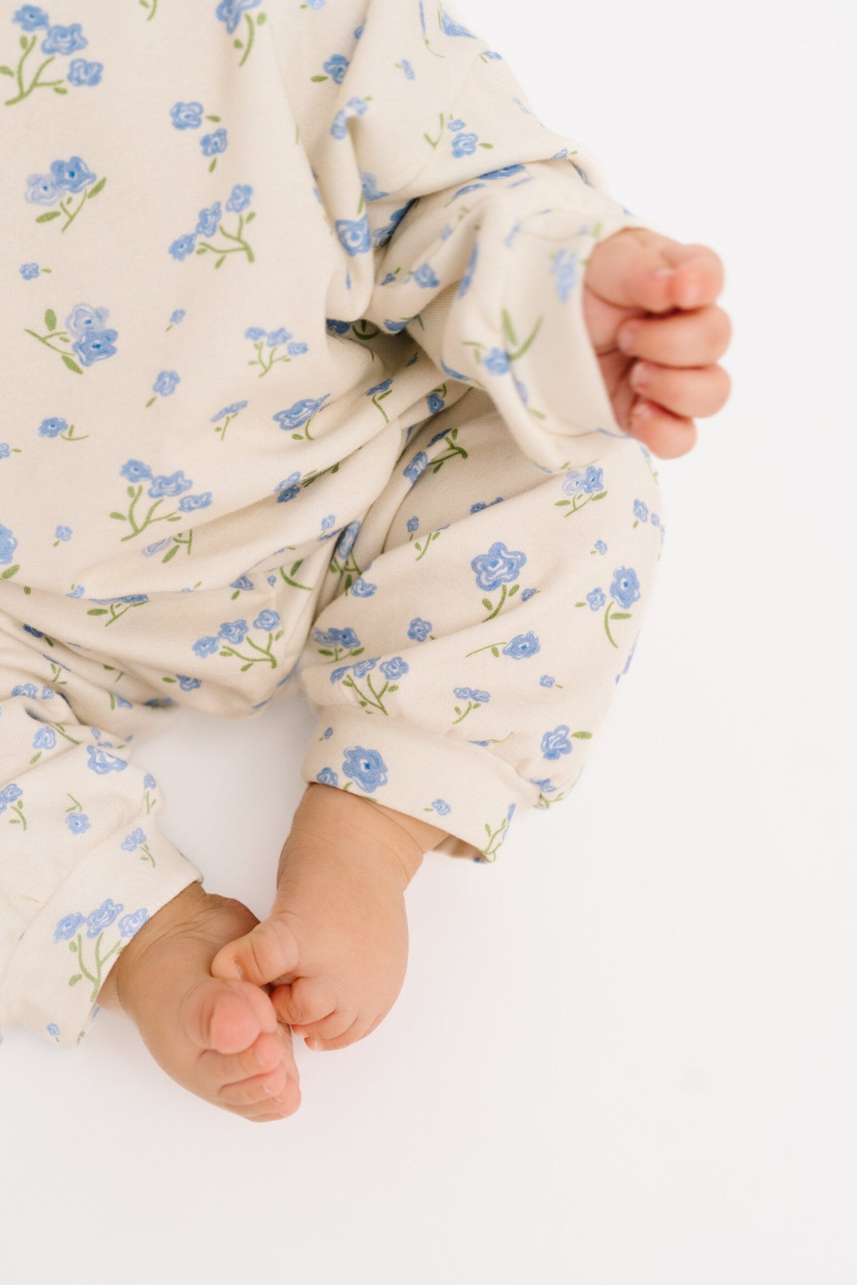 Blue Blooms Sweatsuit
