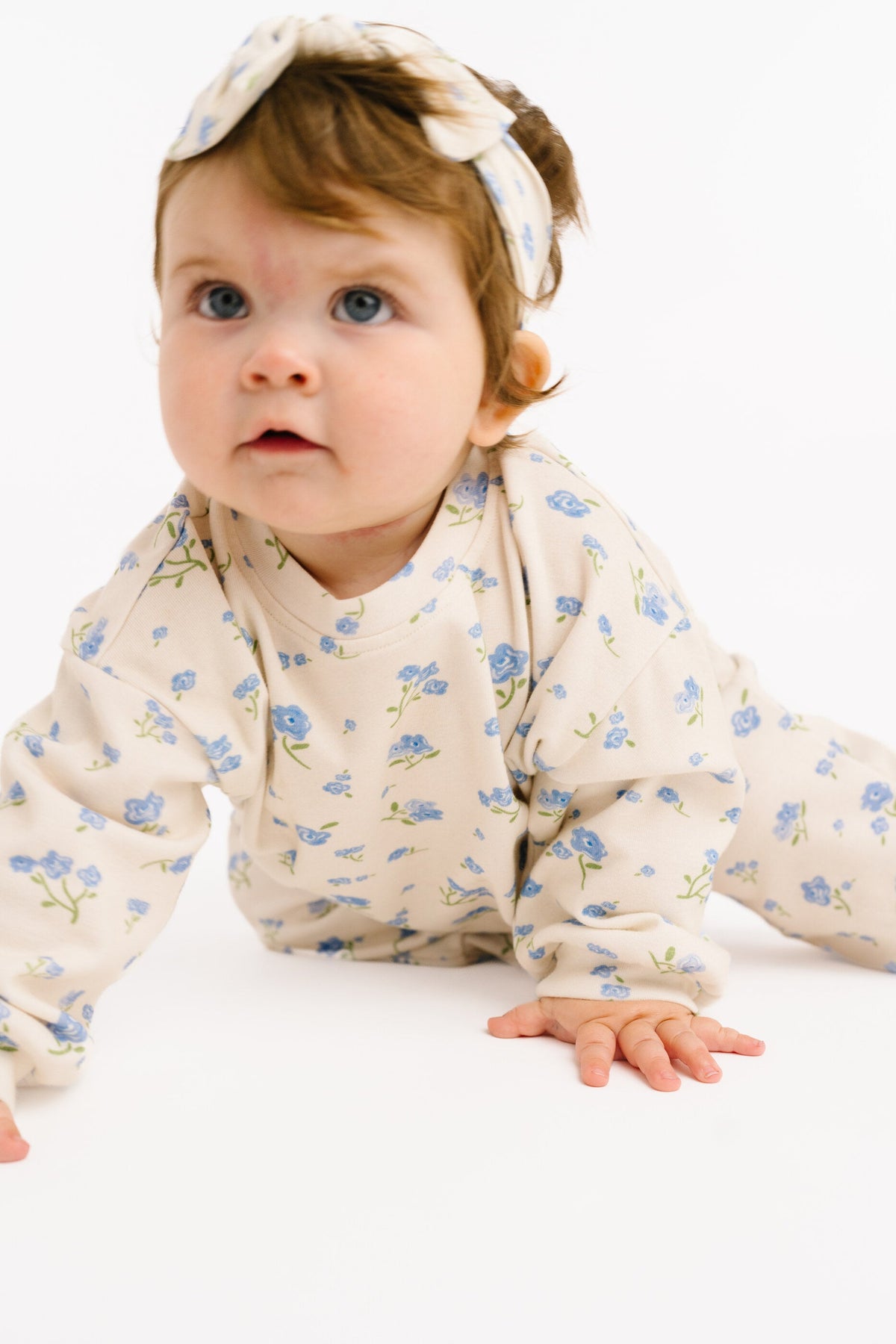 Blue Blooms Sweatsuit