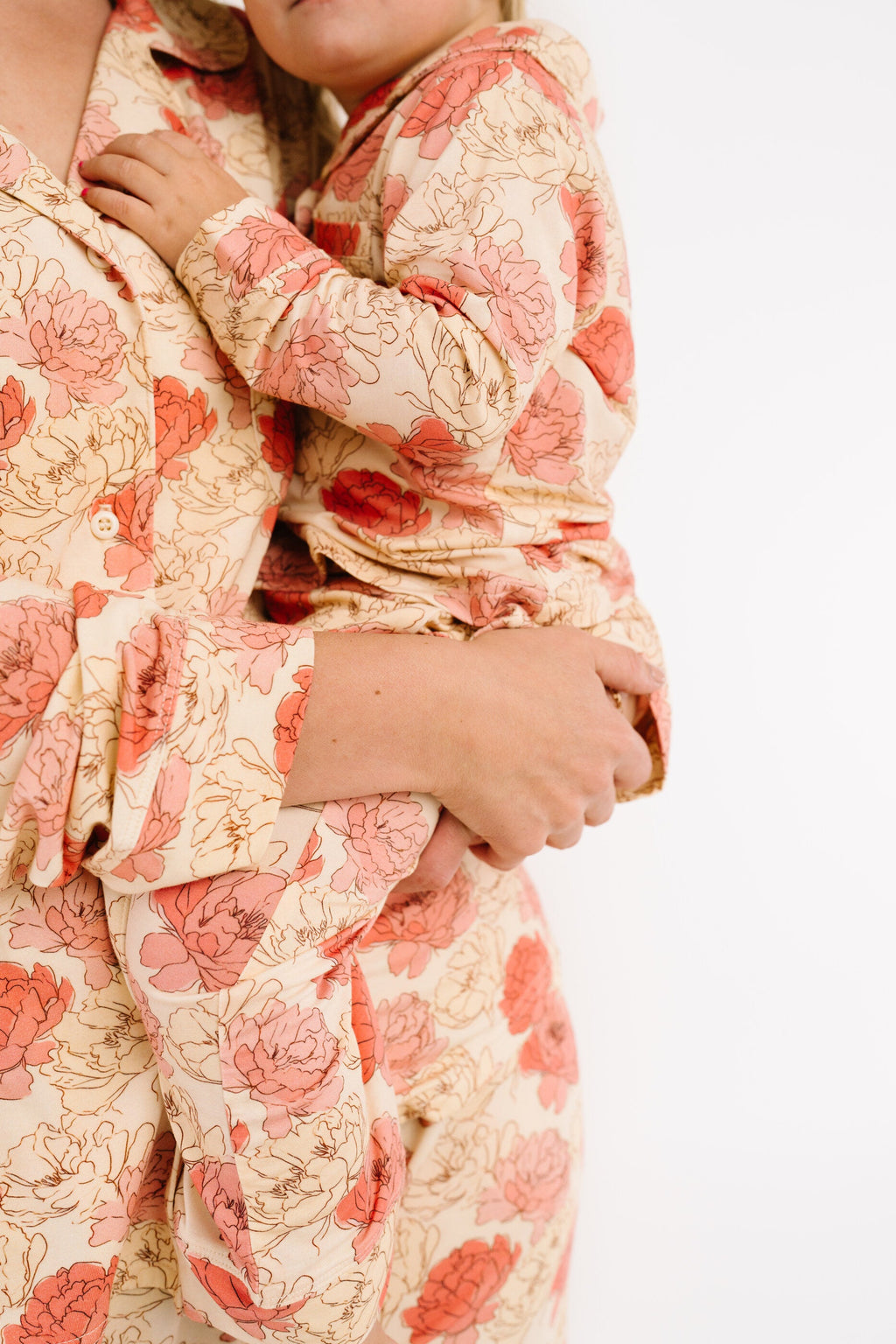 Peony Kid Long Sleeve Bamboo Button Up Set