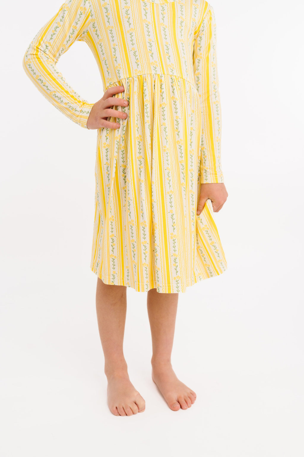 Sunny Meadow Stripe Bamboo Dress