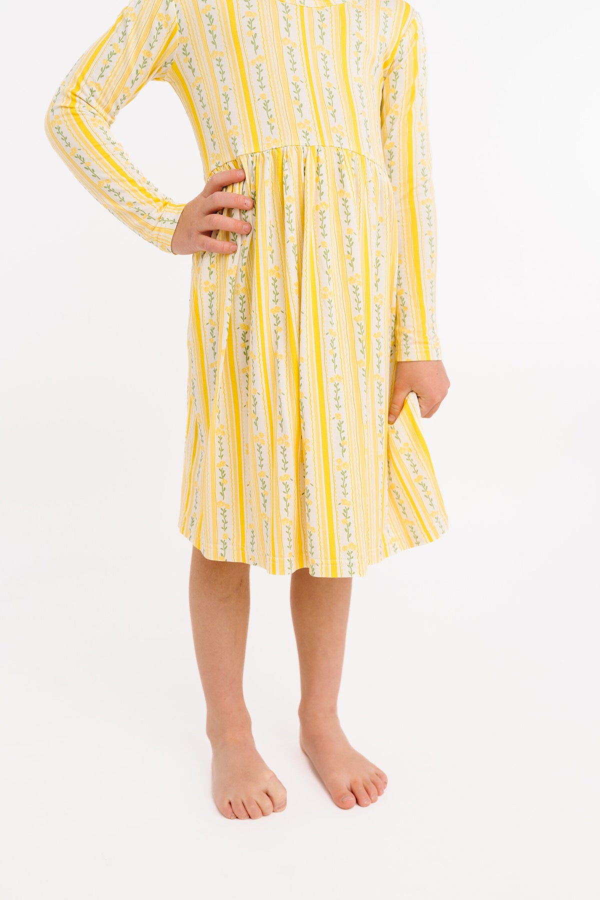 Sunny Meadow Stripe Bamboo Dress