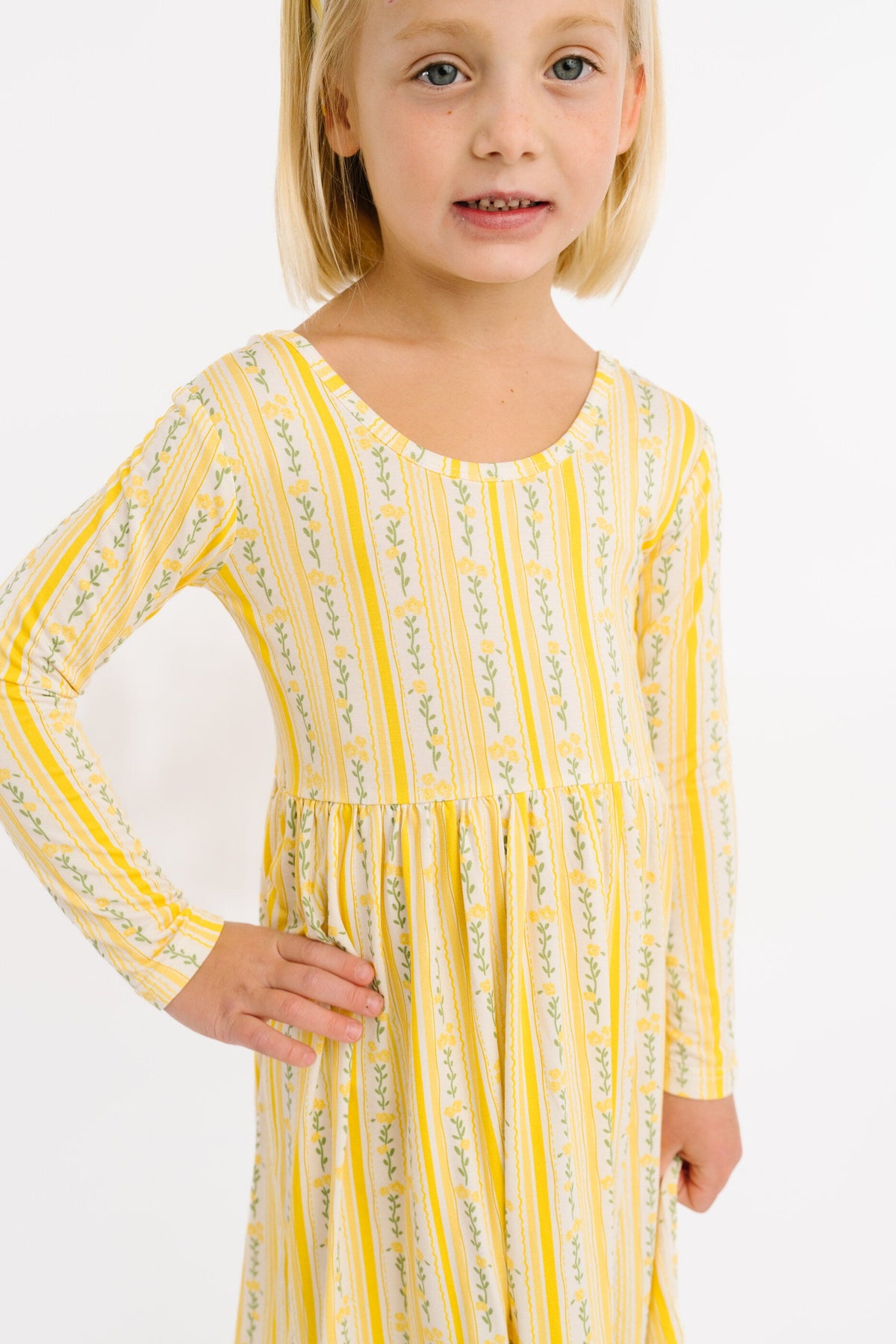 Sunny Meadow Stripe Bamboo Dress