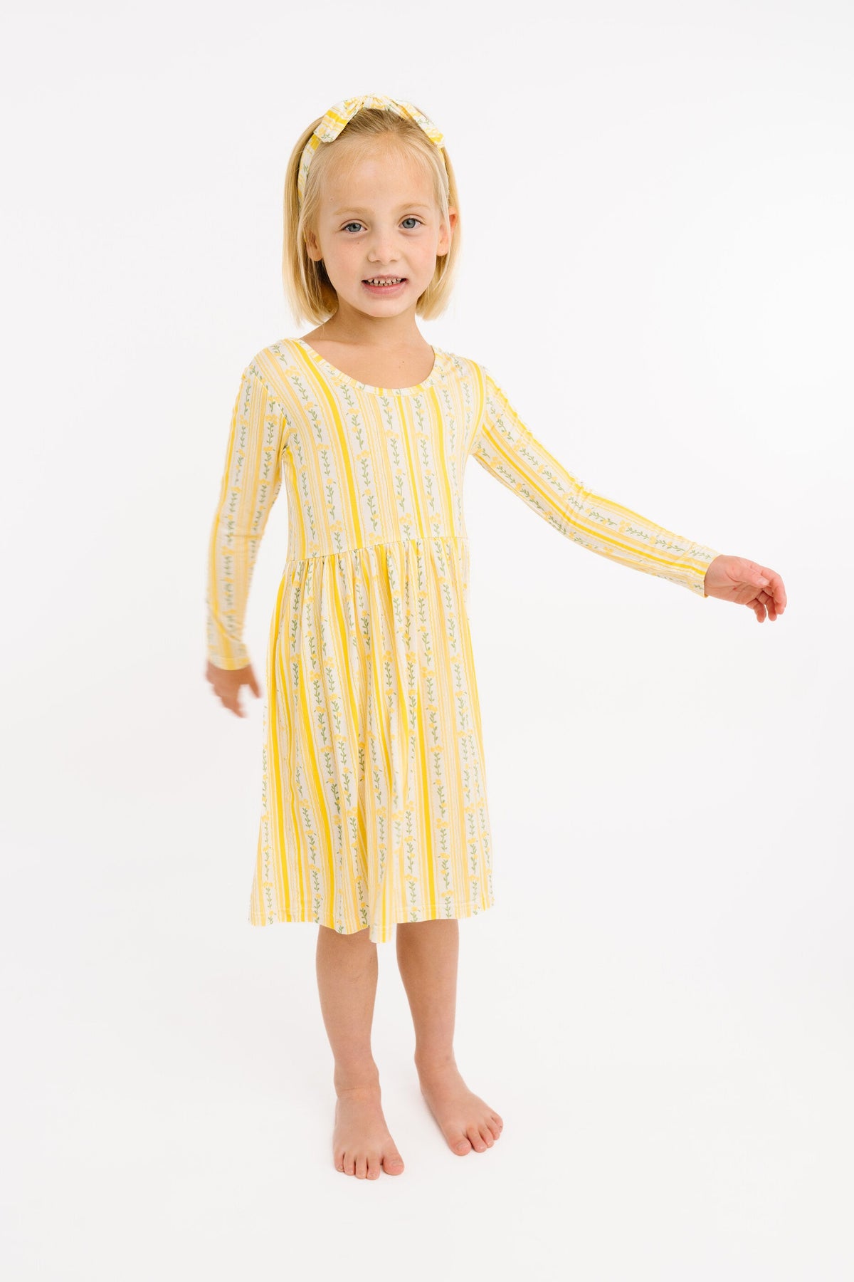 Sunny Meadow Stripe Bamboo Dress
