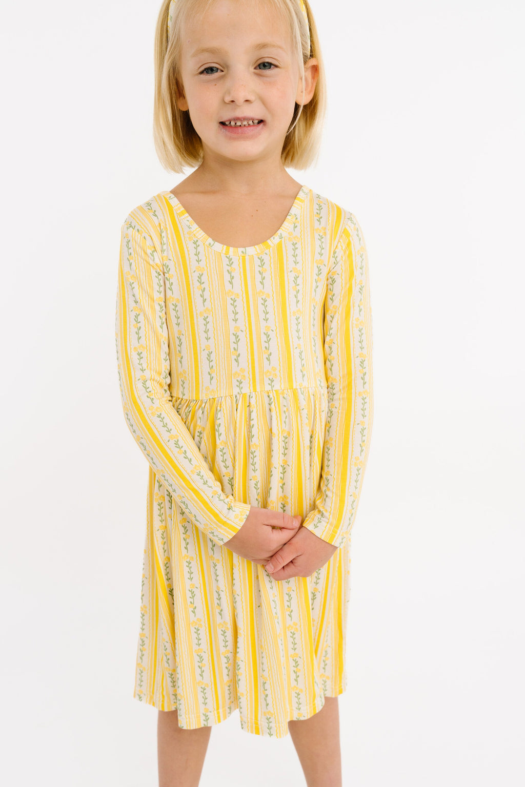 Sunny Meadow Stripe Bamboo Dress