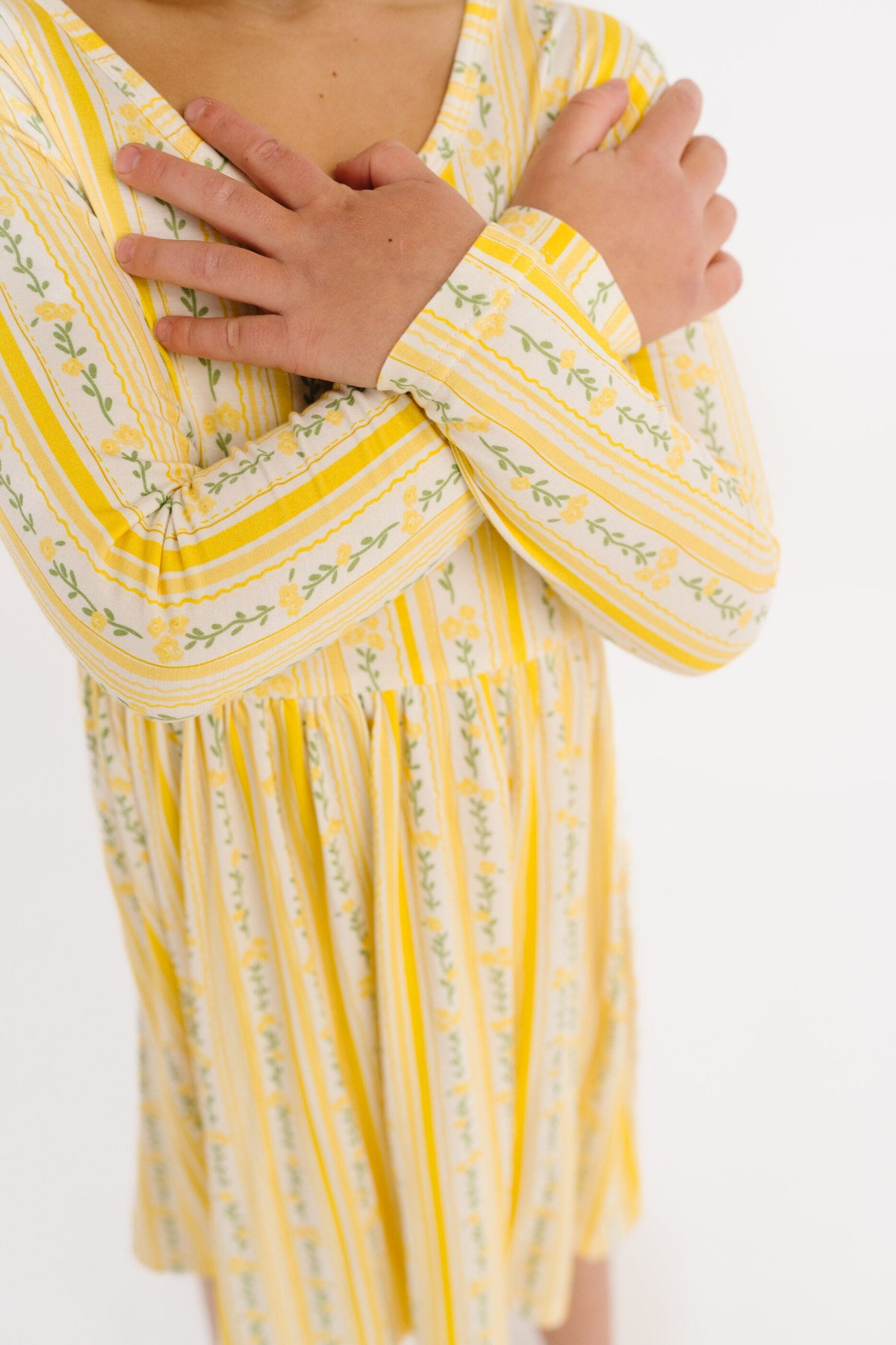 Sunny Meadow Stripe Bamboo Dress