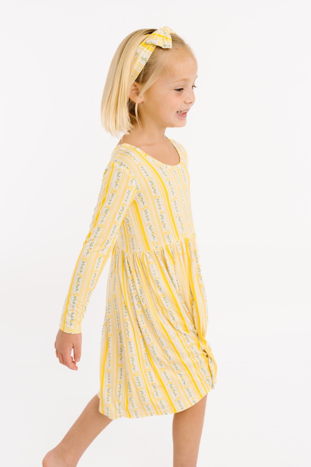 Sunny Meadow Stripe Bamboo Dress