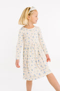 Blue Blooms Bamboo Dress