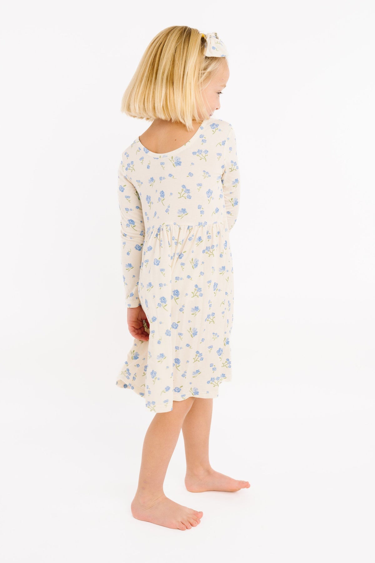 Blue Blooms Bamboo Dress