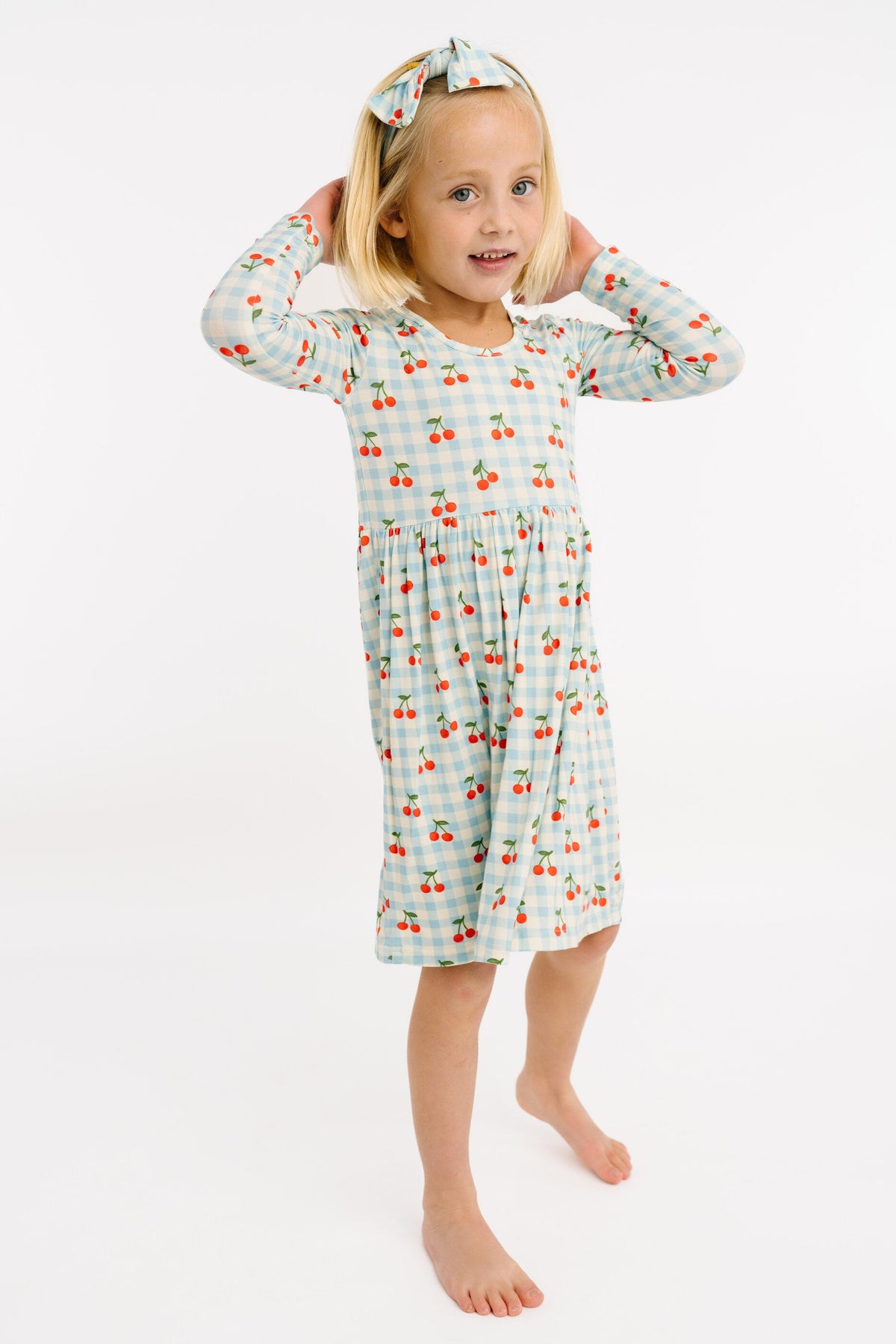 Cherry Picnic Bamboo Dress