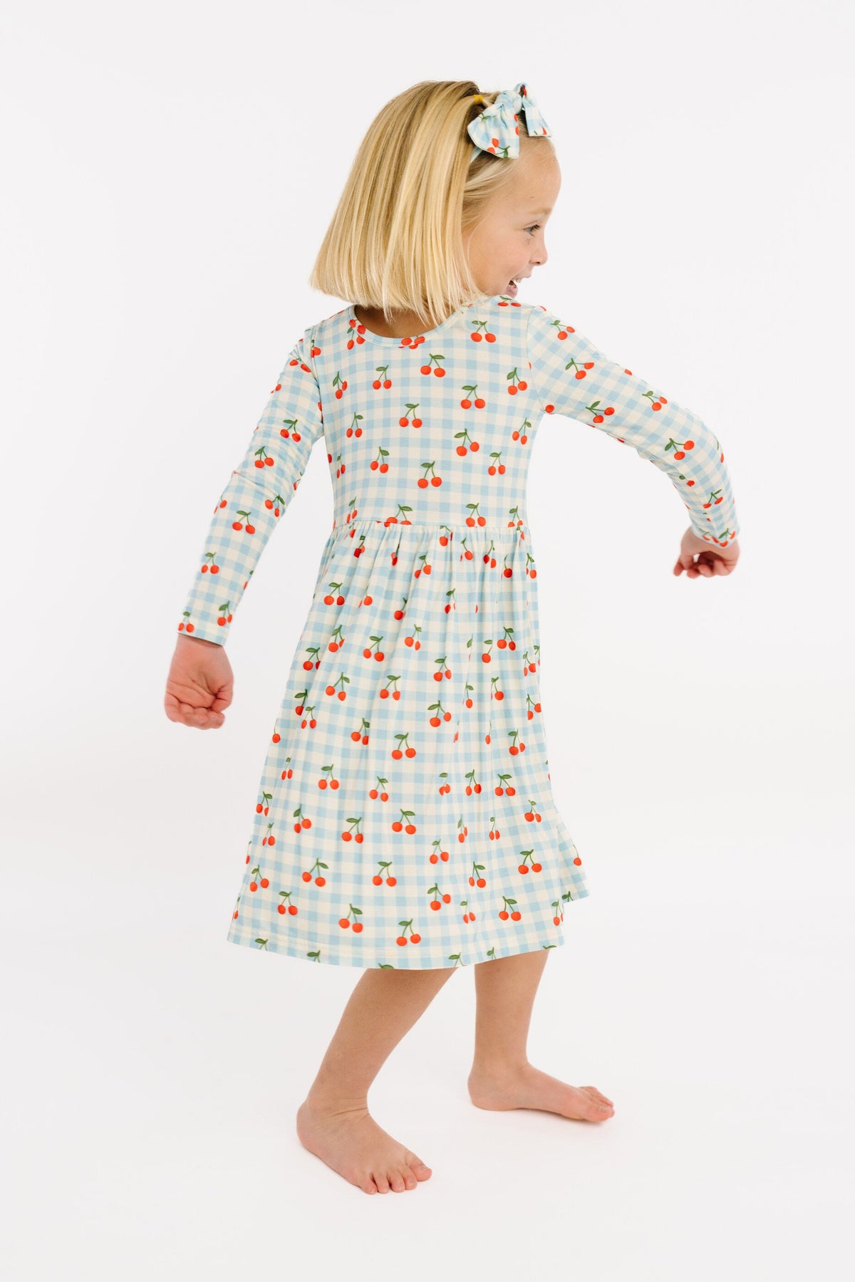 Cherry Picnic Bamboo Dress