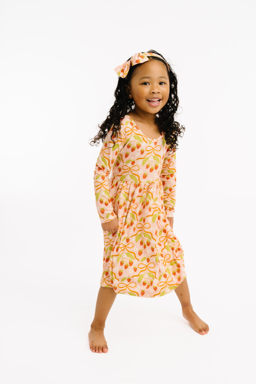 Sweet Strawberry Bamboo Dress