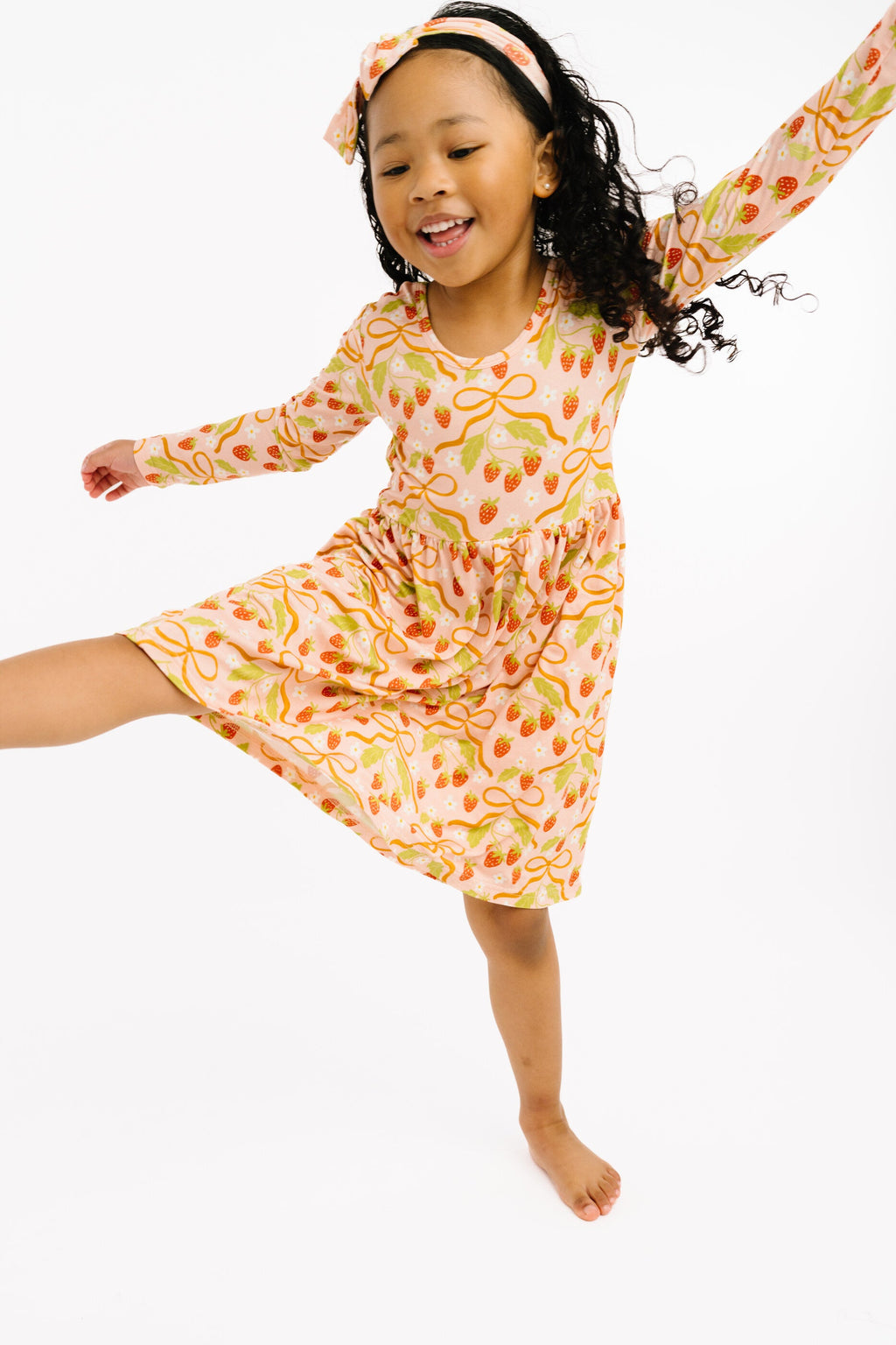 Sweet Strawberry Bamboo Dress