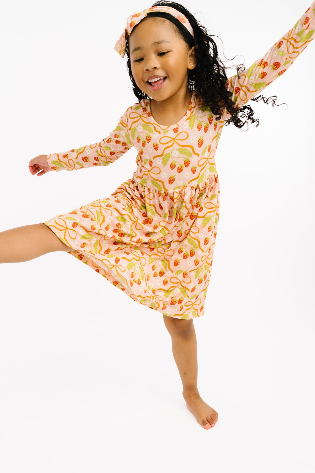 Sweet Strawberry Bamboo Dress