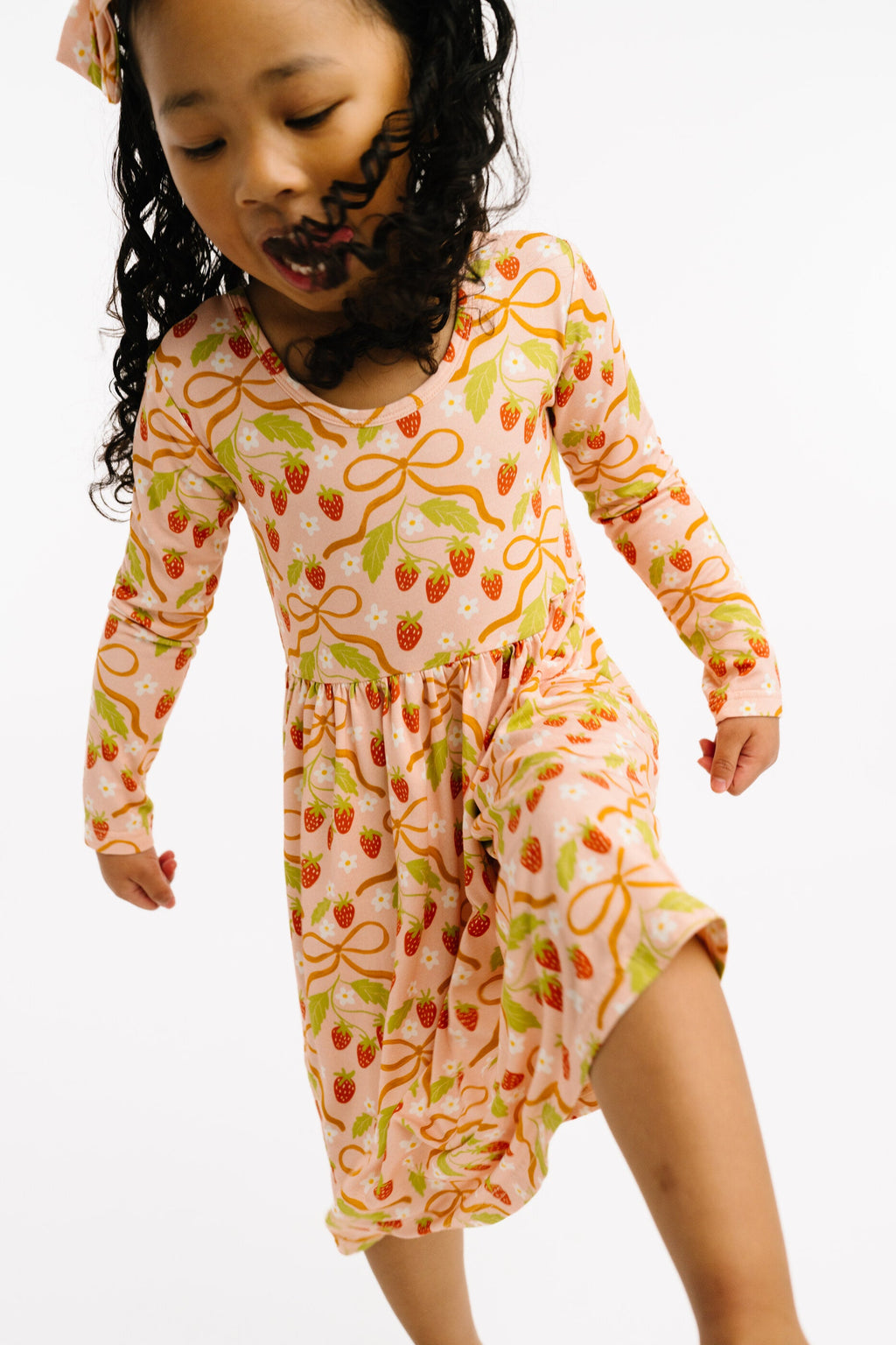 Sweet Strawberry Bamboo Dress