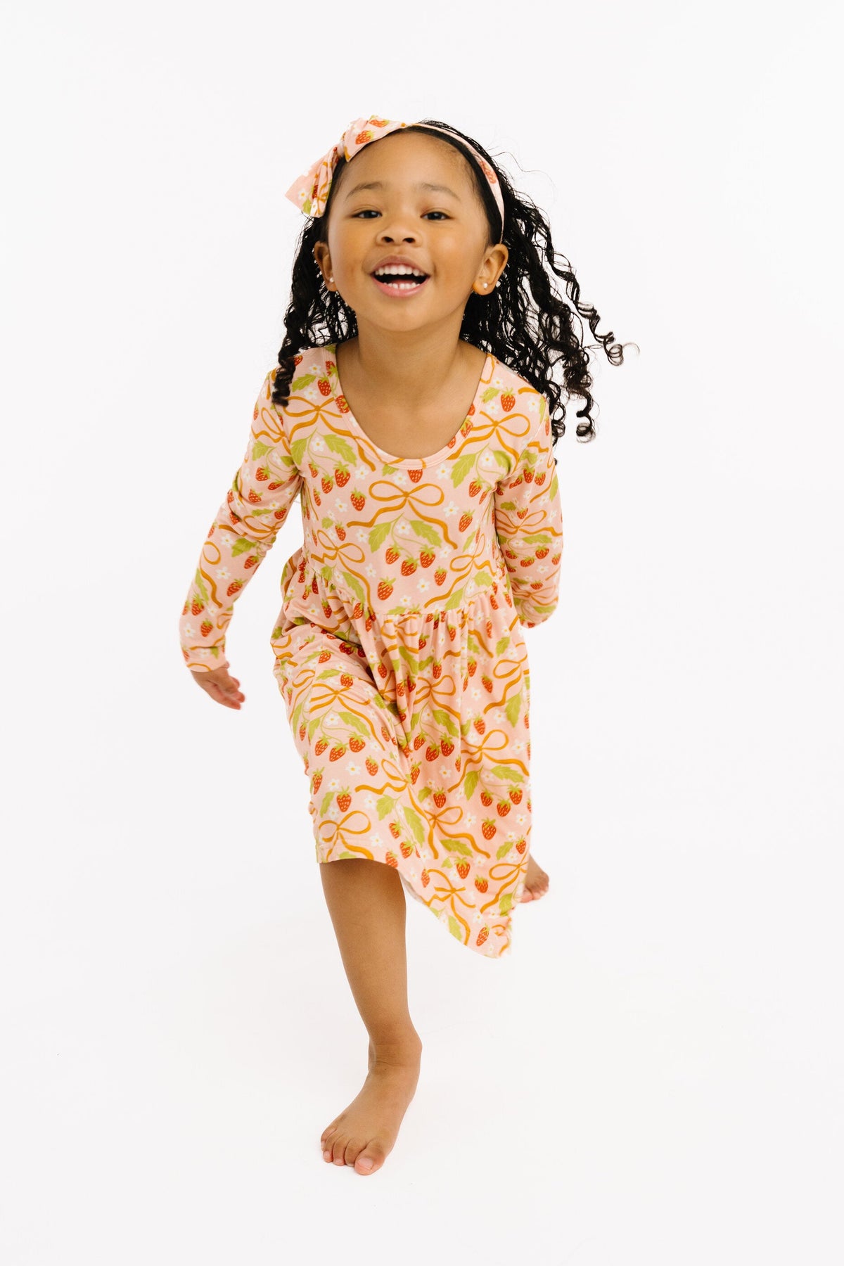 Sweet Strawberry Bamboo Dress