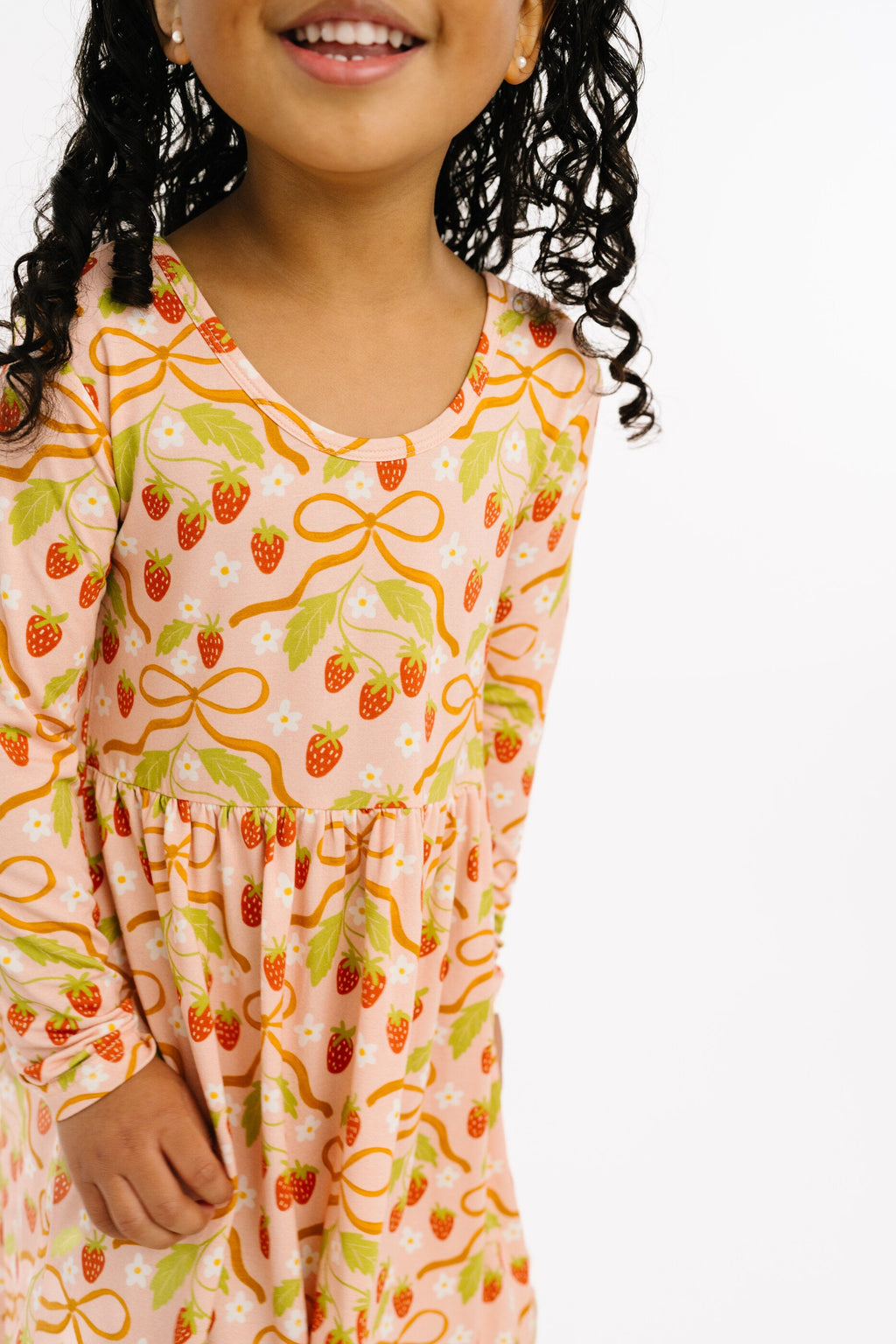 Sweet Strawberry Bamboo Dress