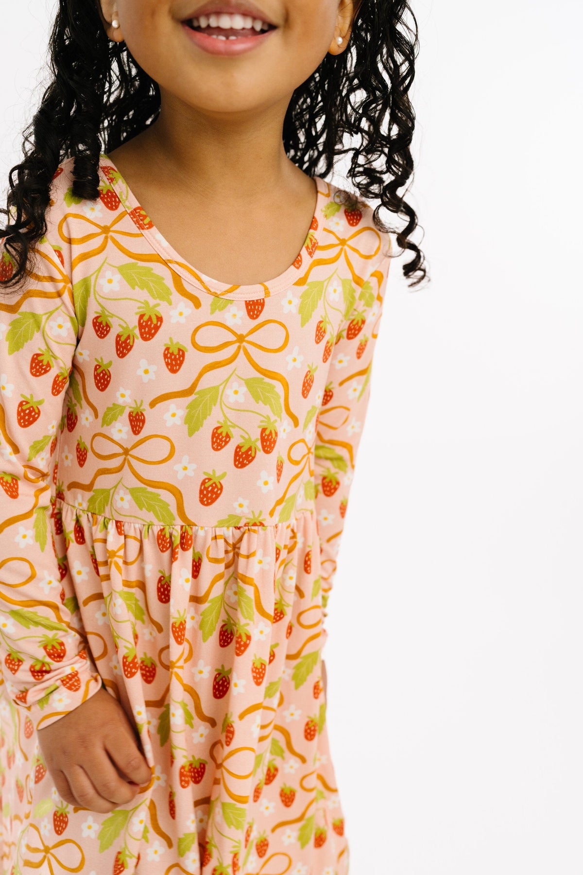 Sweet Strawberry Bamboo Dress