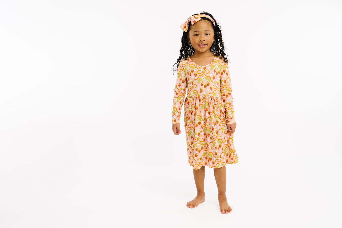 Sweet Strawberry Bamboo Dress