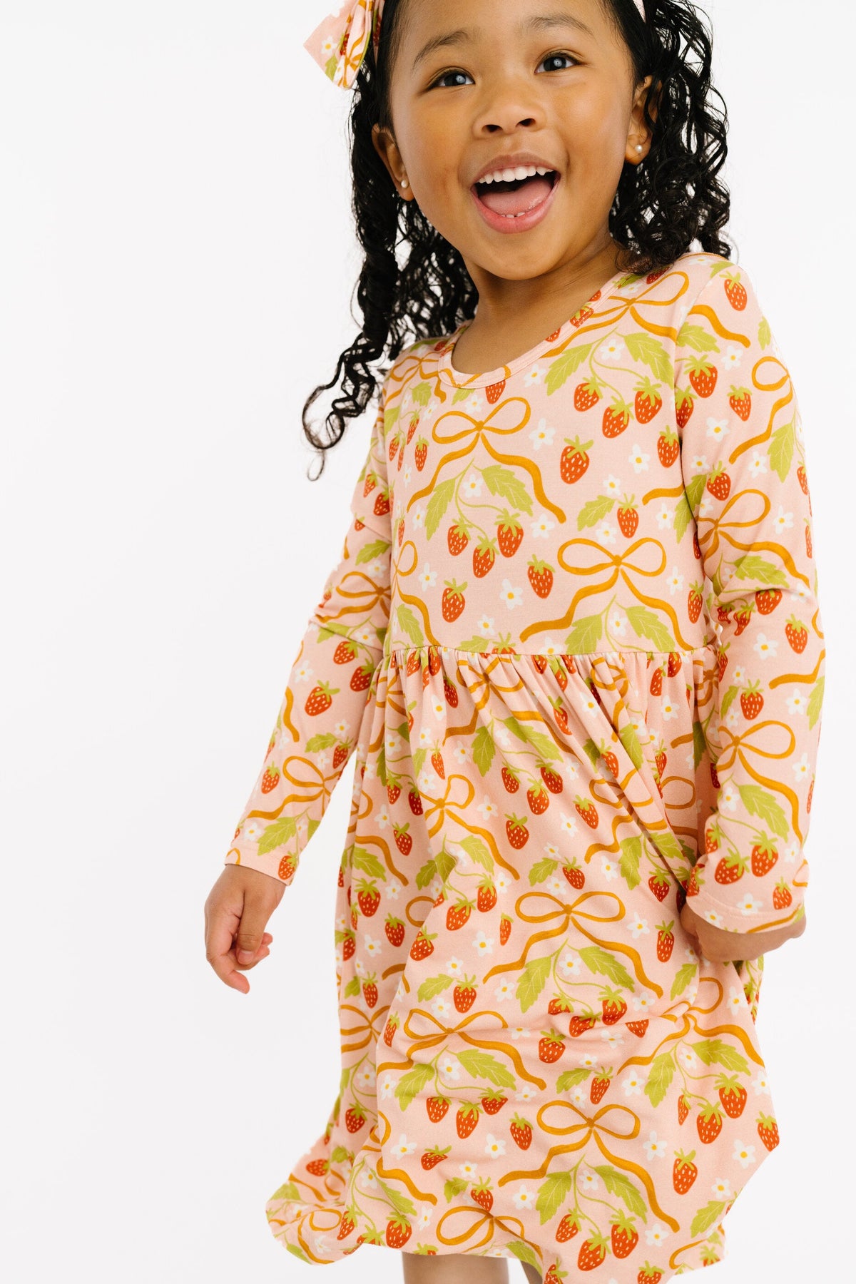 Sweet Strawberry Bamboo Dress