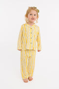 Sunny Meadow Stripe Bamboo Button Up Set