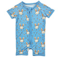 Garden Bunny Short Bamboo Romper