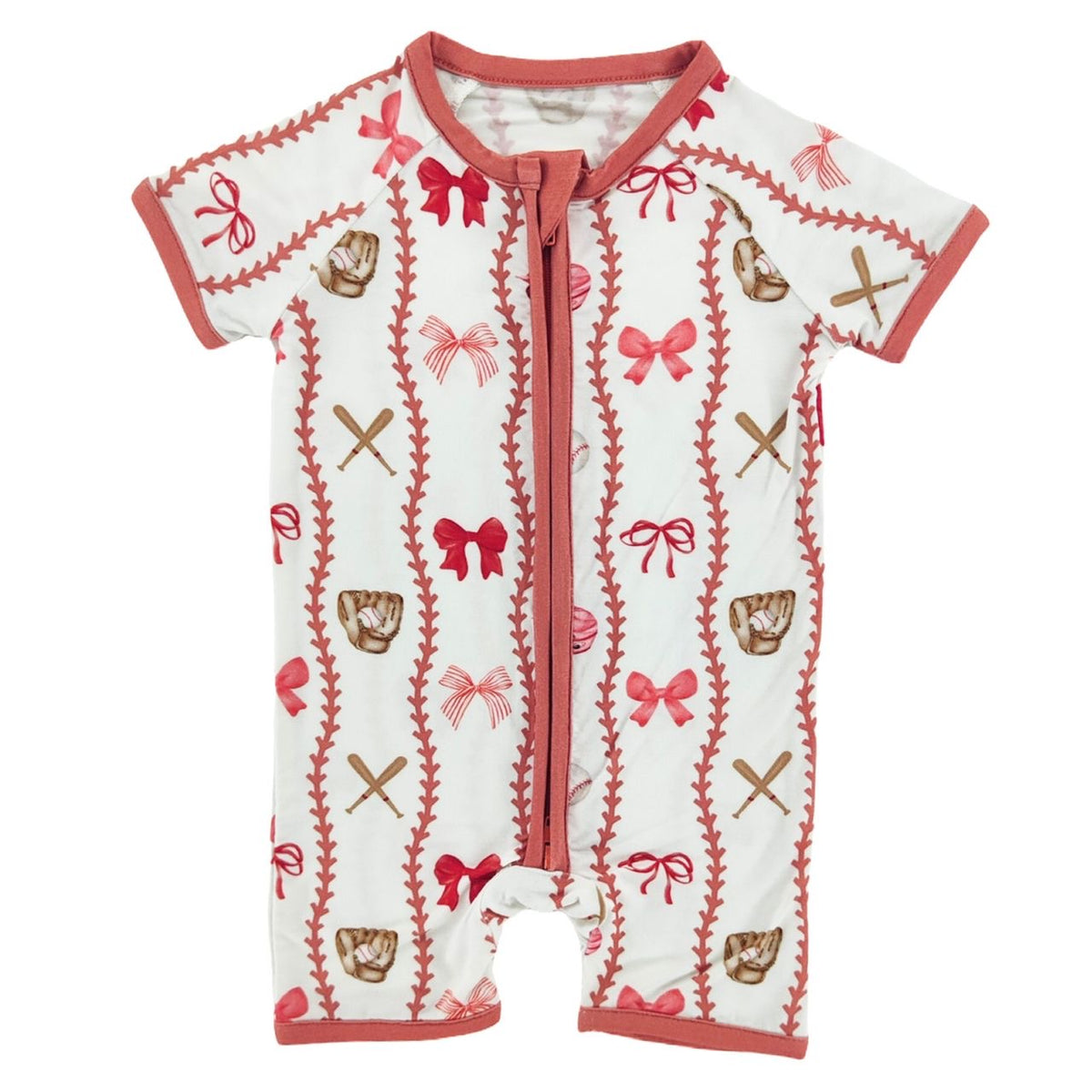 Pretty Pitch Bamboo Short Romper